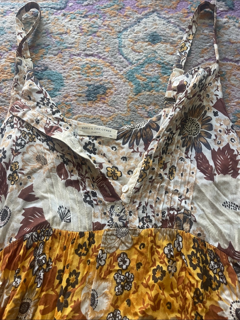 Spell and the gypsy flowy dress good use condition size XXS - Picture 2 of 5